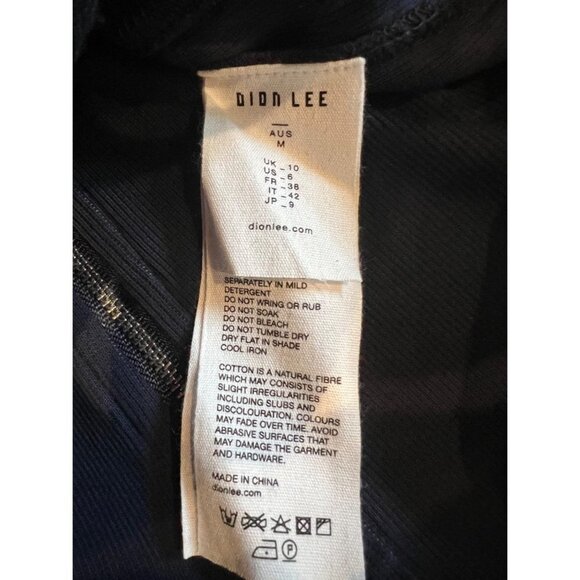 DION LEE Ribbed Stretch Organic Cotton Corset Tank Size M - Picture 11 of 14